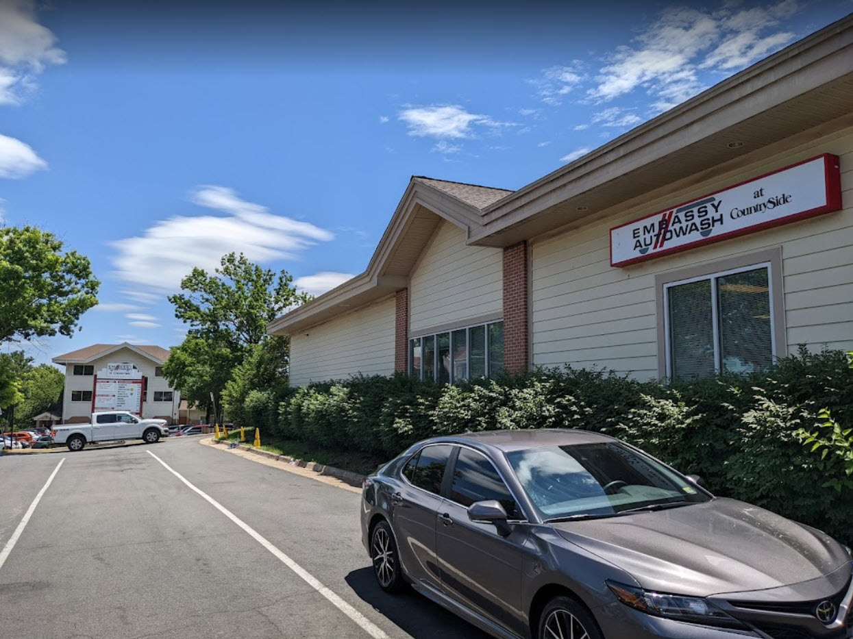 Exterior of Embassy Autowash, Sterling, VA